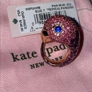 Kate spade novelty bird ring. Never used.
